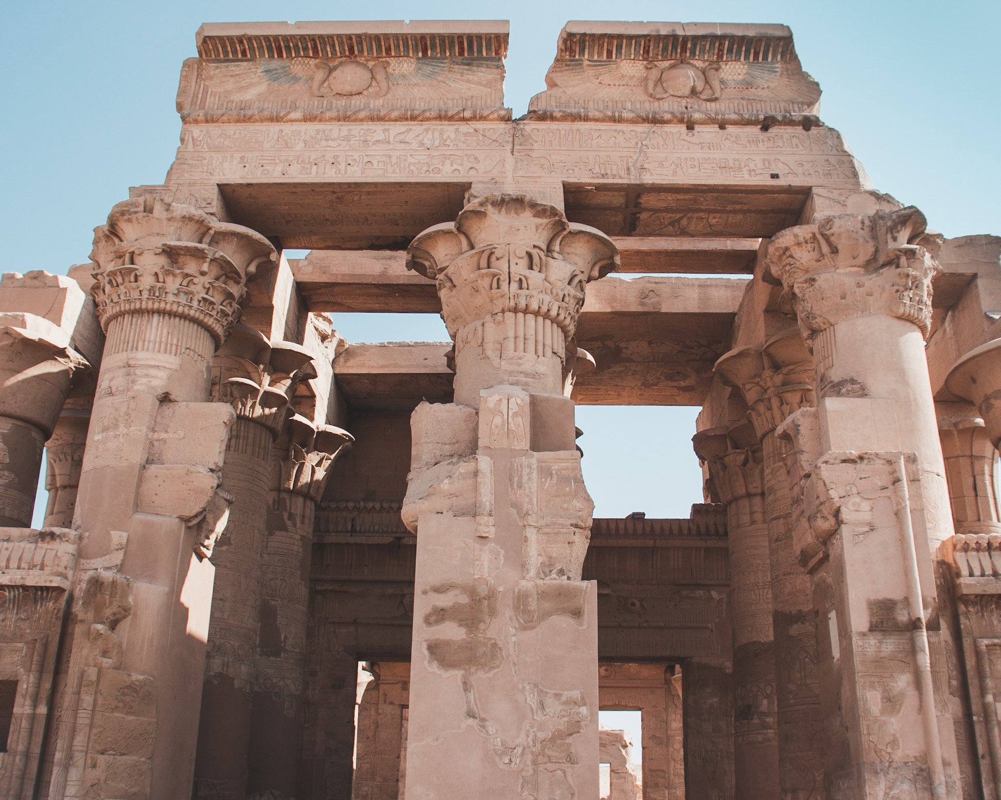 Kom Ombo temple entrance Egypt