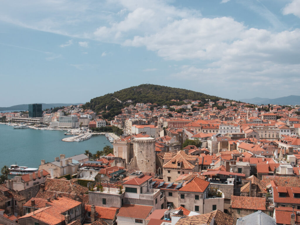 View of Split from the Saint Domnius Cathedral bell tower