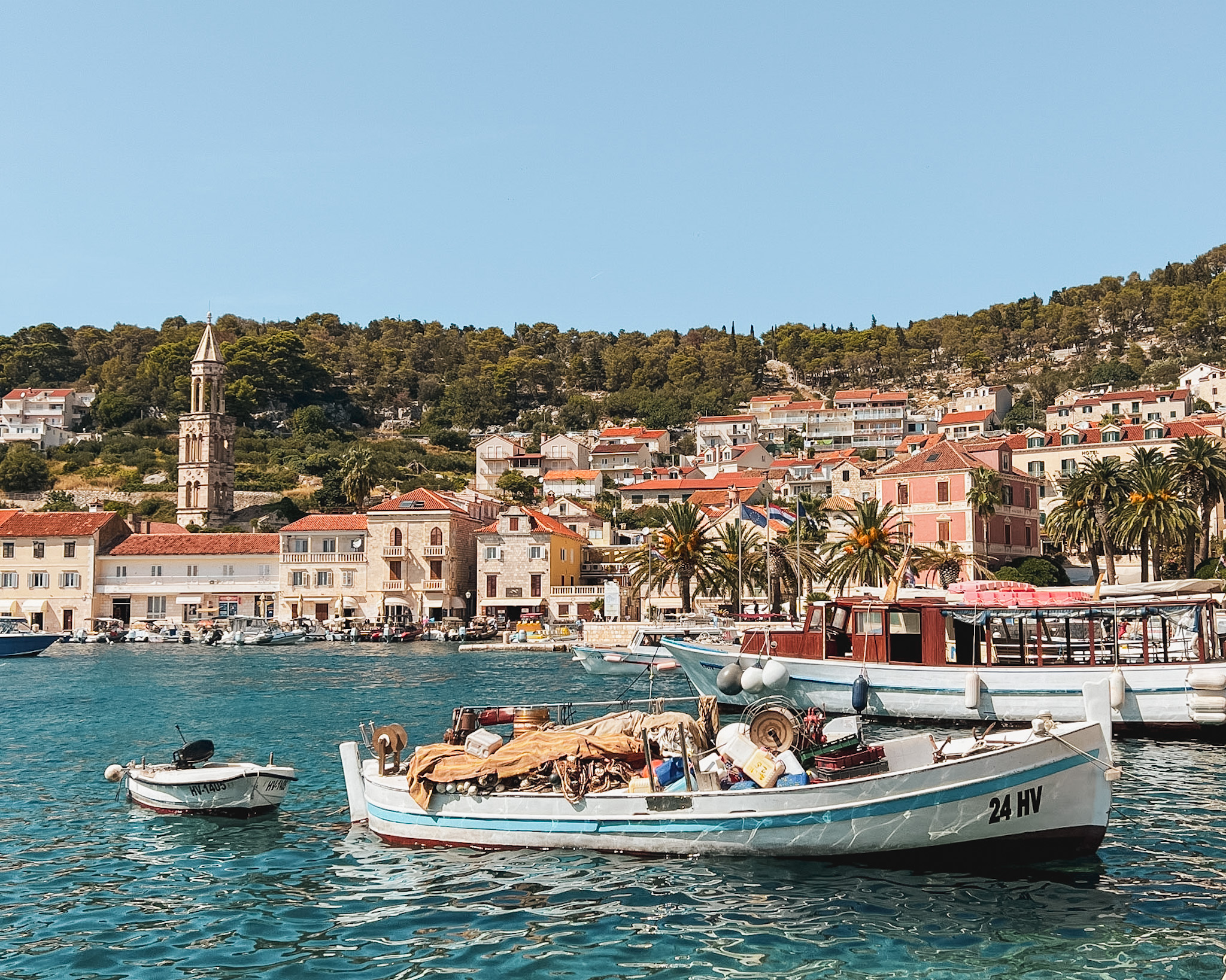 fishing boat at Hvar marina